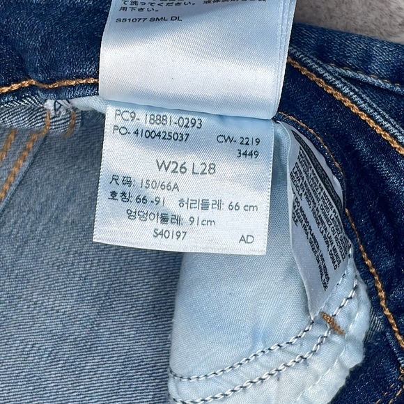 Levi’s 711 Skinny, Women’s Size W26 L28 - Picture 5 of 7